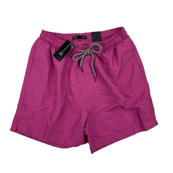 INC Mens Regular Fit Quick Dry Solid 5" Swim Trunks Purple S - Picture 1 of 4